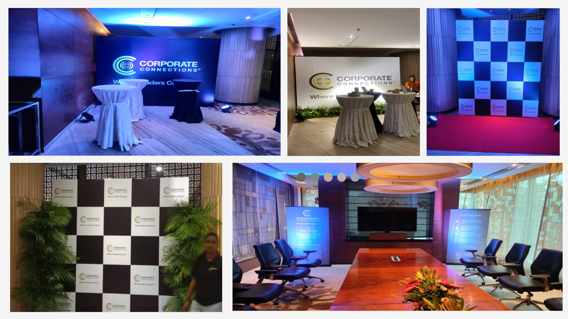 BNI Corporate Event Setup with LED Wall and Stage Design Raipur